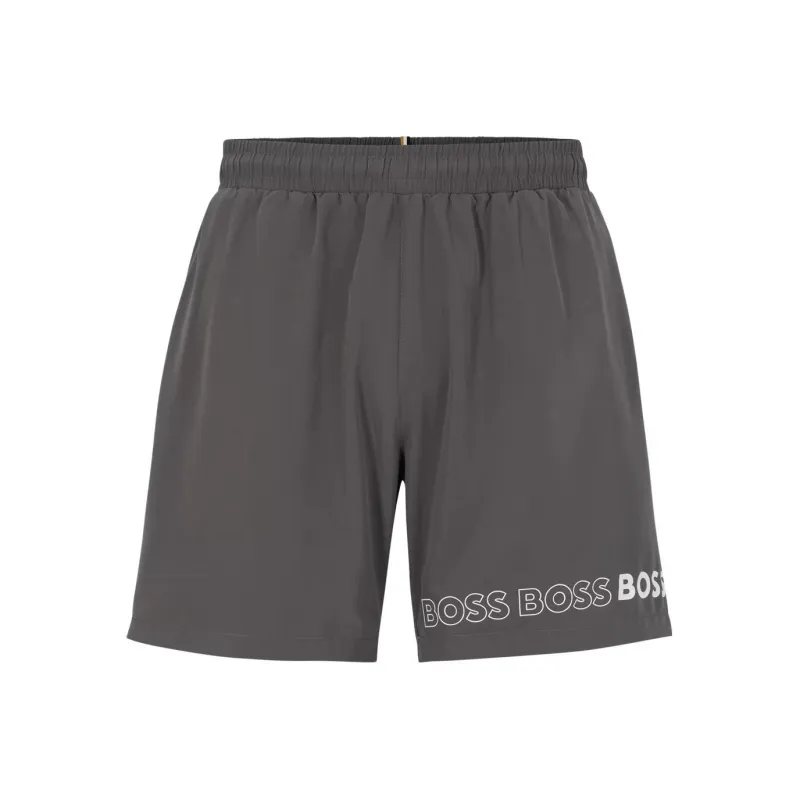 HUGO BOSS Casual Shorts Men Gray-0