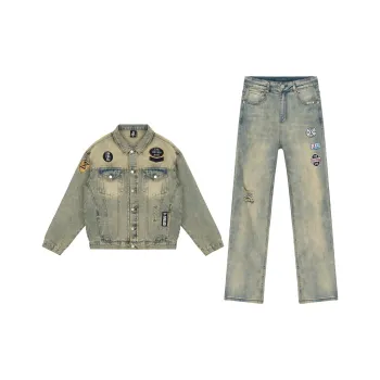 XINYINSU Casual Sportswear Unisex Yellow Mud