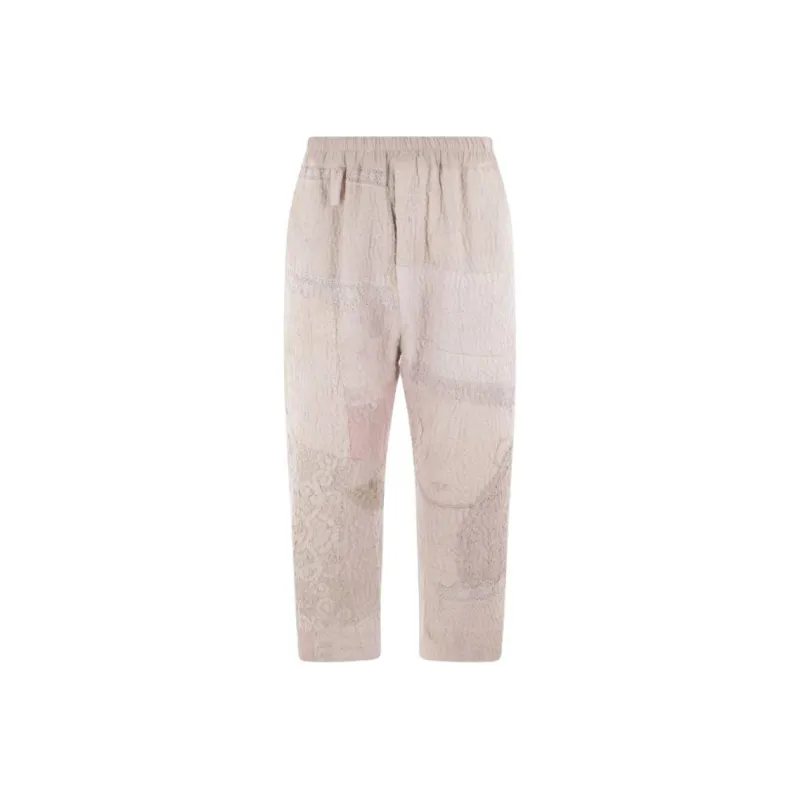 By Walid Gerald Linen Cropped Pants-0