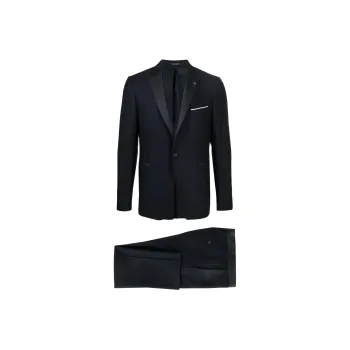 Tagliatore Business Suits Men Clothing Sets Navy Blue
