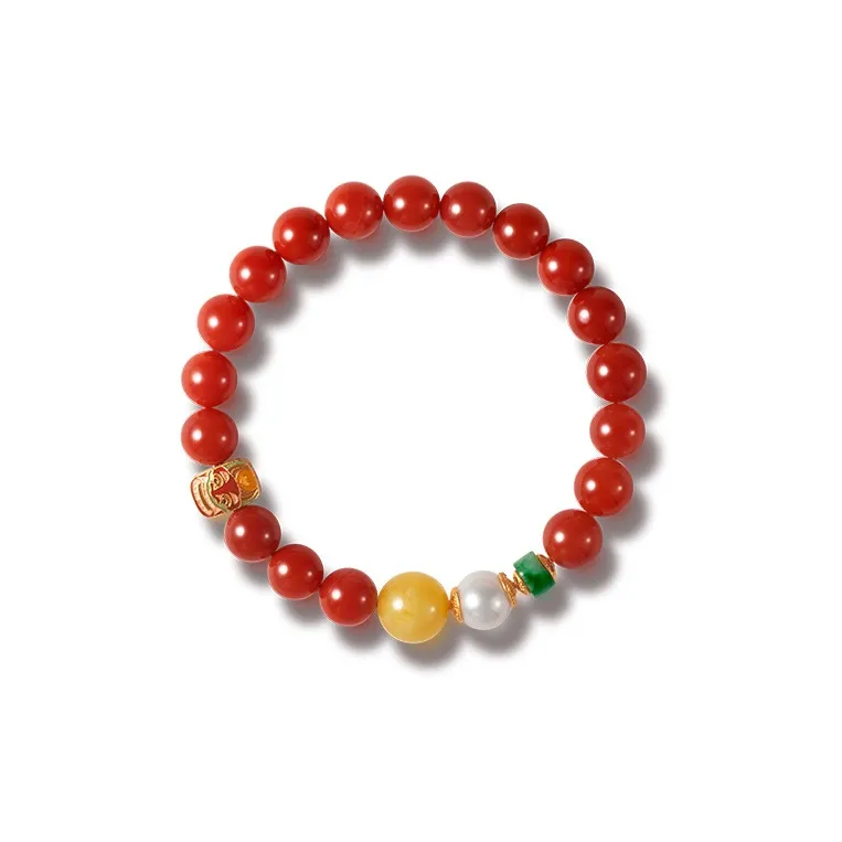 Atsuyama Southern Red Agate Bracelets Unisex-1