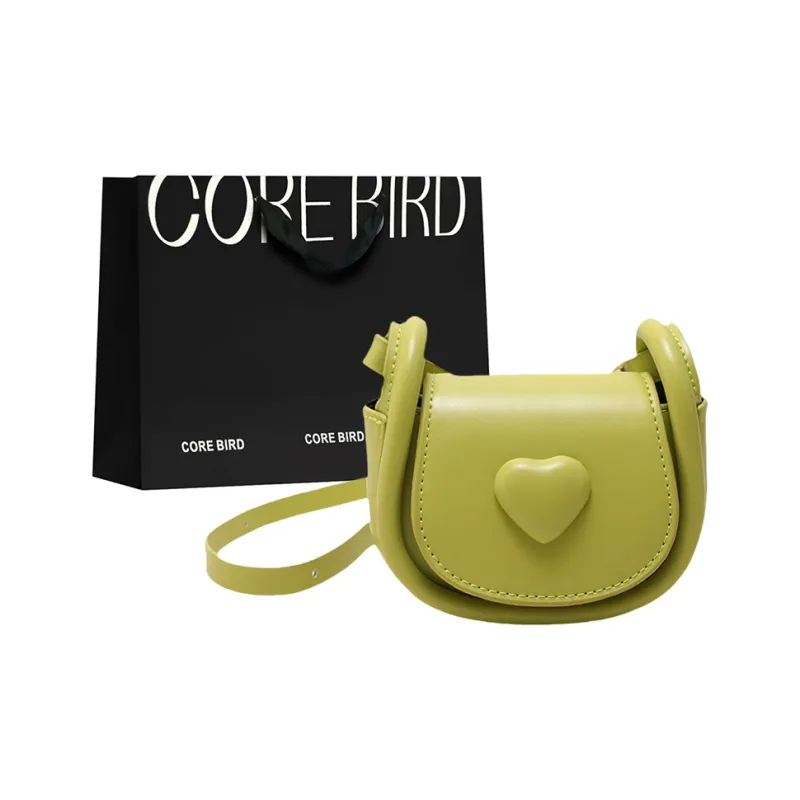 CORE BIRD PU Crossbody Bag, Shoulder Bag Mini Women's White/Silver/Pink/Green-5