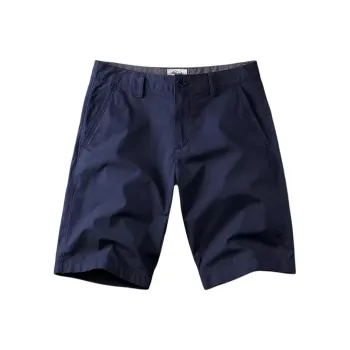 Seasonal Words Casual Shorts Men's Navy Blue