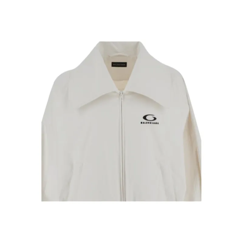 Balenciaga Tracksuit Jacket 'Dirty White'-4