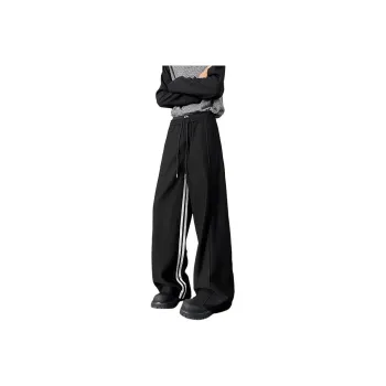 WHELVE Casual Pants Unisex Black