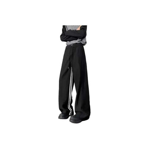 WHELVE Casual Pants Unisex Black