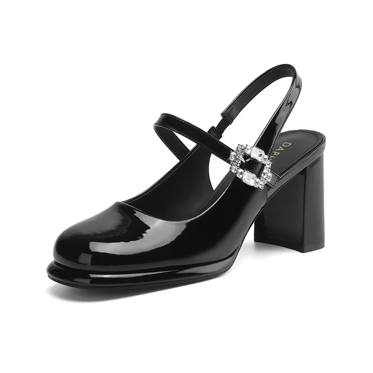 DAPHNE Chunky Heel High Heels Women's-0