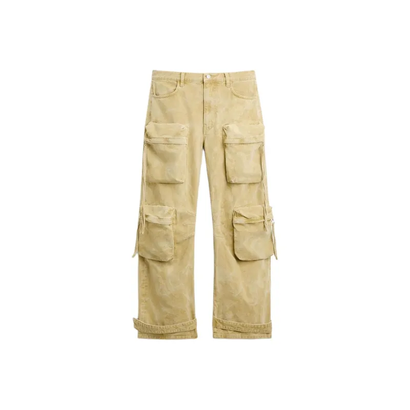 ZARA Casual Pants Men's Mustard-0