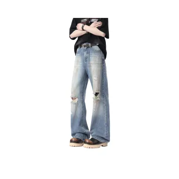 SXSY Jeans Unisex Vintage Blue