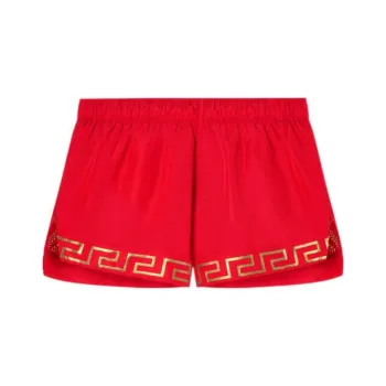 VERSACE SS22 Casual Shorts Men's Red