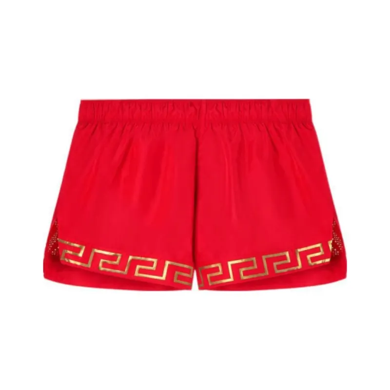 VERSACE SS22 Casual Shorts Men's Red-0