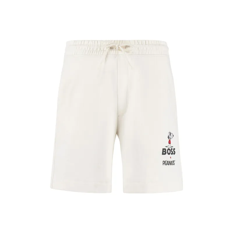 HUGO BOSS x PEANUTS Casual Shorts Unisex Ecru-0