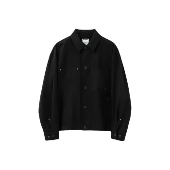 WOOYOUNGMI Shirts Men Black