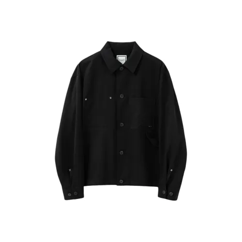 우영미 포켓 디테일 셔츠 블랙 - 25SS