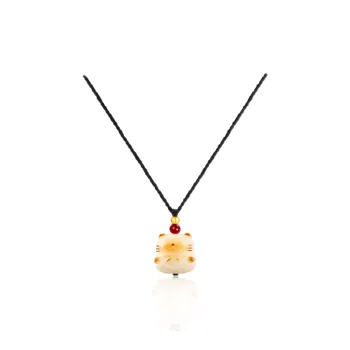 JIACUIYUN Bodhi Root Pendant Necklace Unisex