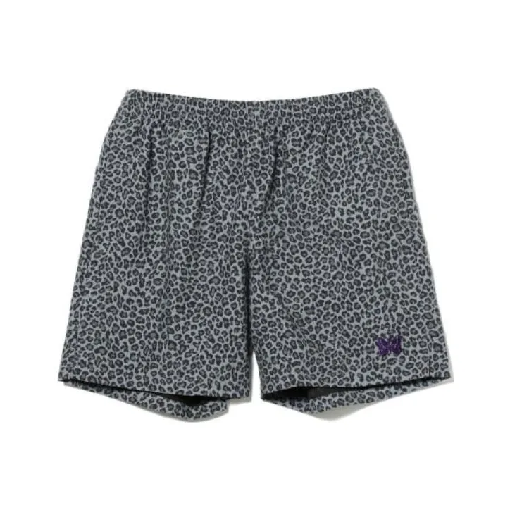 Beams X Needles Casual Shorts Men Leopard Print-0