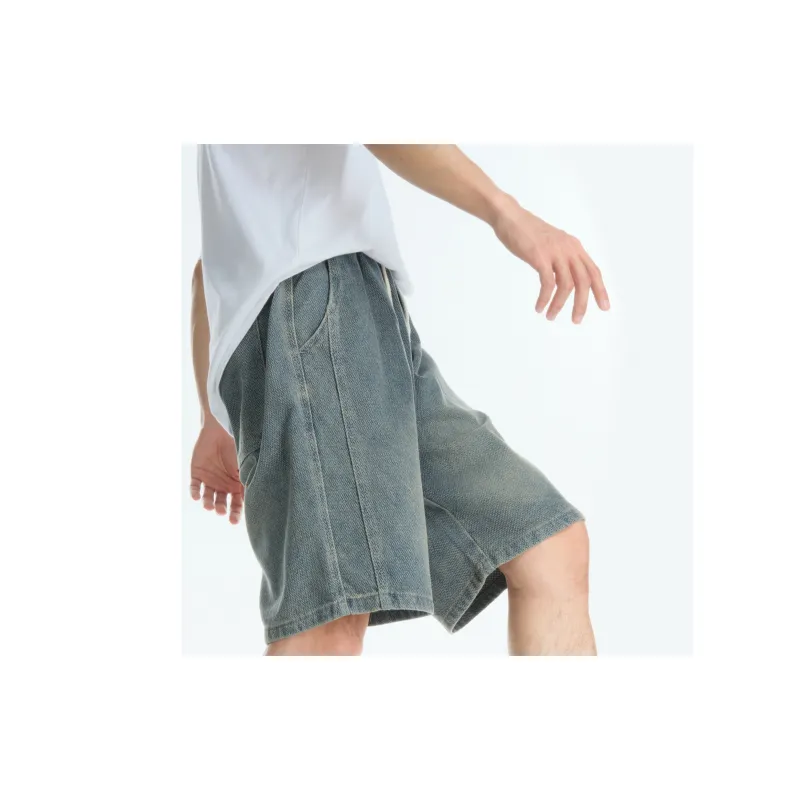 IGOI Denim Shorts Unisex Nostalgic Blue-0