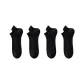 [4 Pack/Ear-Loop Ankle Brace]4 Pairs Black