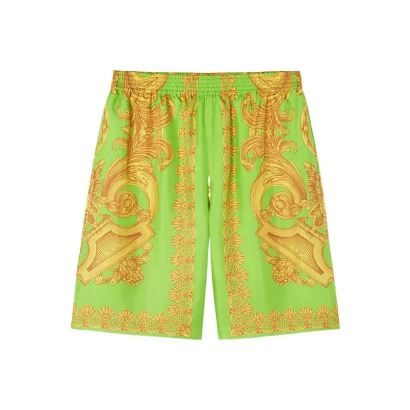 VERSACE Barocco 660 Silk Shorts-0
