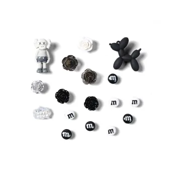ZUOWEISHIJIA Resin Individual Versatile All Shoe Charm Unisex