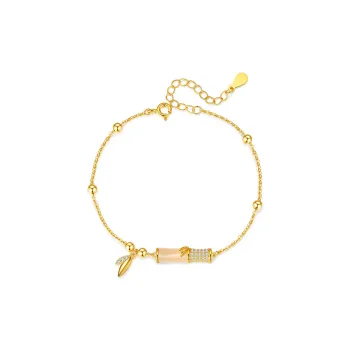 Love Jewelry Bracelets Pale Greenish White Jade Women's