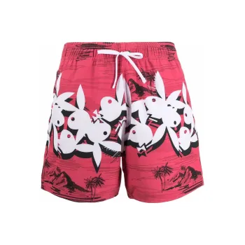 AMIRI Playboy Hawaiian Swim Shorts