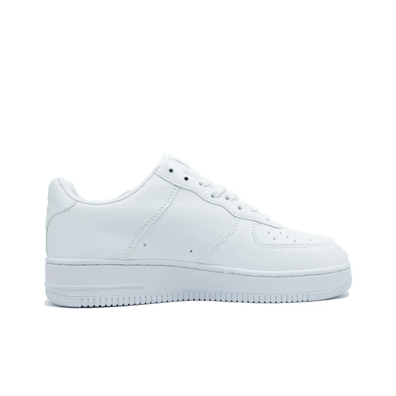 PAIN OR PLEASURE Preppy Style Minimalist Style Comfortable Versatile Skateboard Shoes Unisex White-2