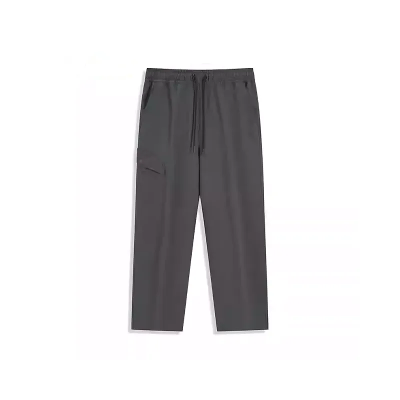 XTEP Basketball Collection Sports Lifestyle Collection Casual Pants Men's Ox Horn Gray-0
