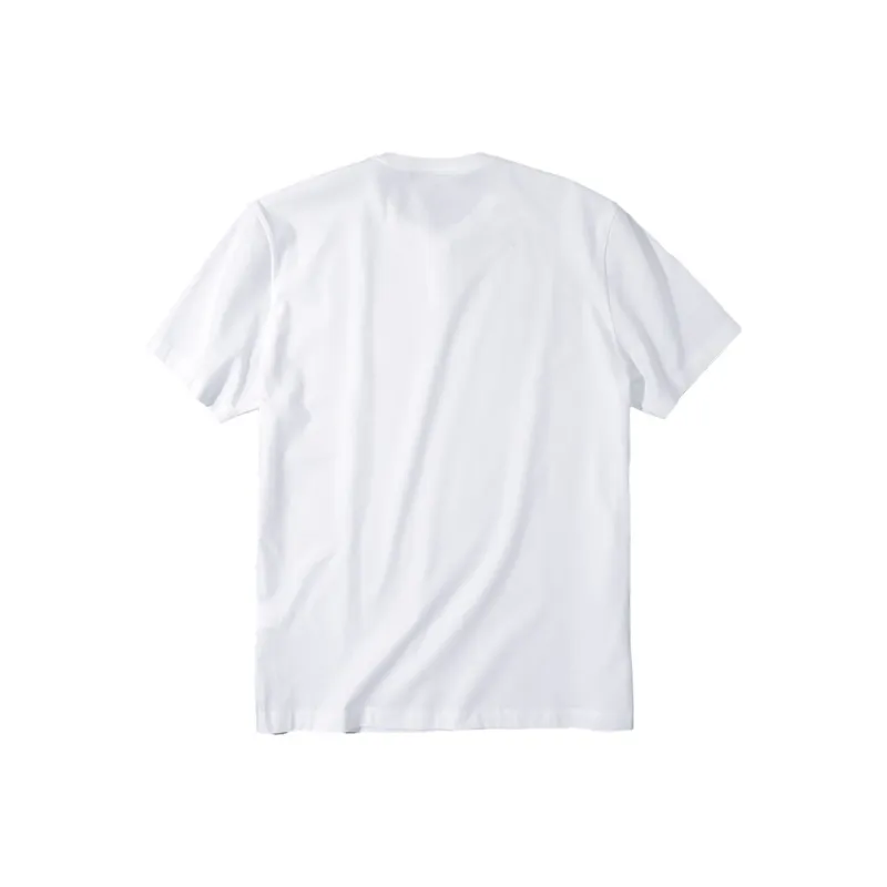 Mr.Bu T Shirts Men Moon White-1