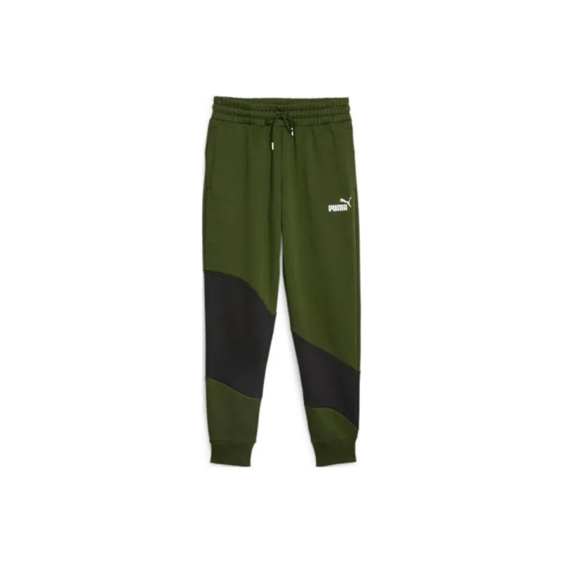 PUMA Casual Pants Men Green-0