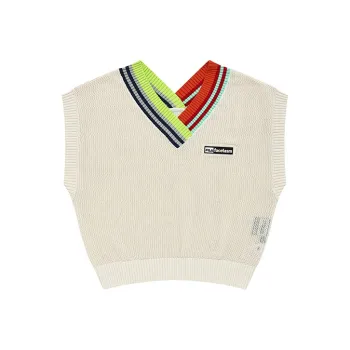 Facetasm X FILA FUSION Tank Tops Women's Maltose White