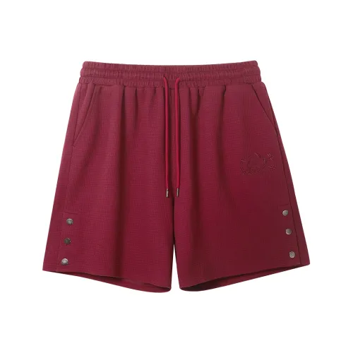Muscle Dog Casual Shorts Men Maroon