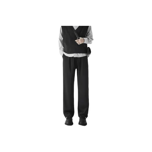Fakeyoung Casual Pants Unisex Gray