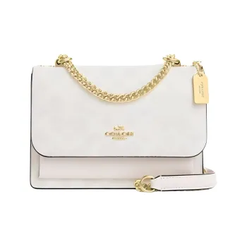 COACH Klare Artificial Leather Shoulder Bag Mini Women's White