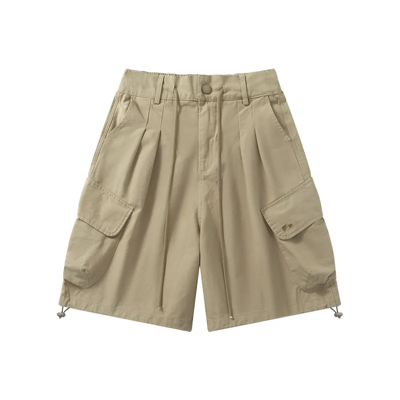 Heartboon Cargo Shorts Unisex Khaki-0