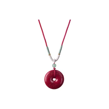 Stone Notes Reconstructed Cinnabar Necklaces Unisex