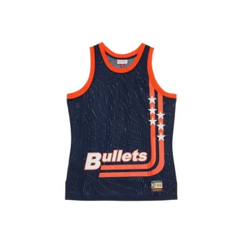 Mitchell Ness Basketball Jerseys Men Dark Blue