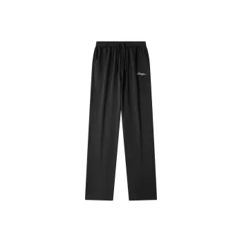 EMERICA Knitted Fabric Casual Pants Unisex Washed Black