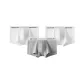 3 Pack (White+White+Gray)