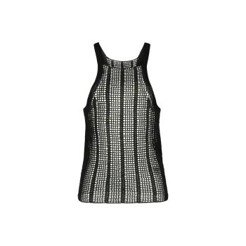 DION LEE Tank Tops Women's Black