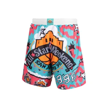Mitchell & Ness Basketball Shorts Men's Cyan Pink