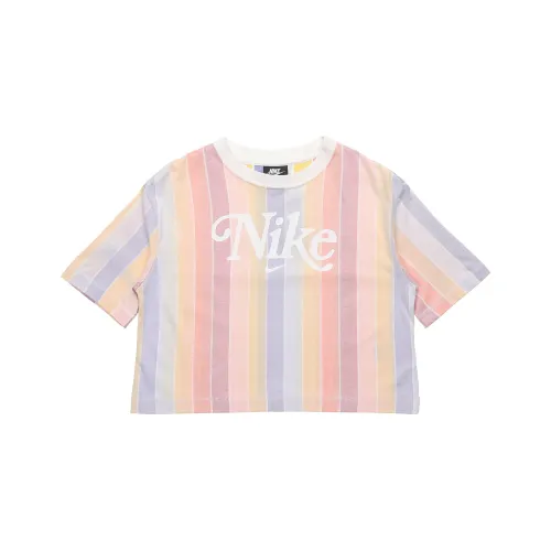 Nike T Shirt Women's Stripes Multicolor