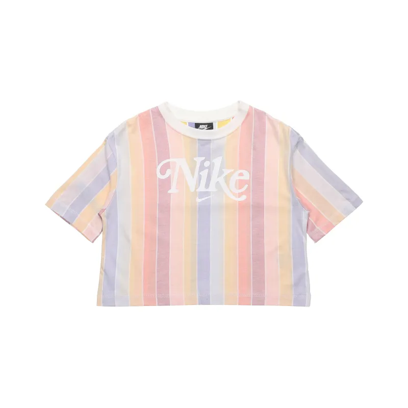 Nike T-Shirt Women's Stripes Multicolor-0