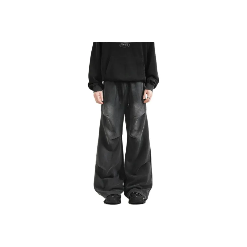 FASTFISH Casual Pants Unisex Black-0