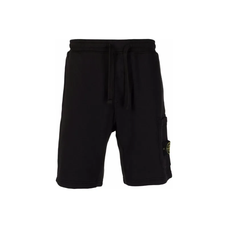 STONE ISLAND Compass patch Cotton Shorts-0