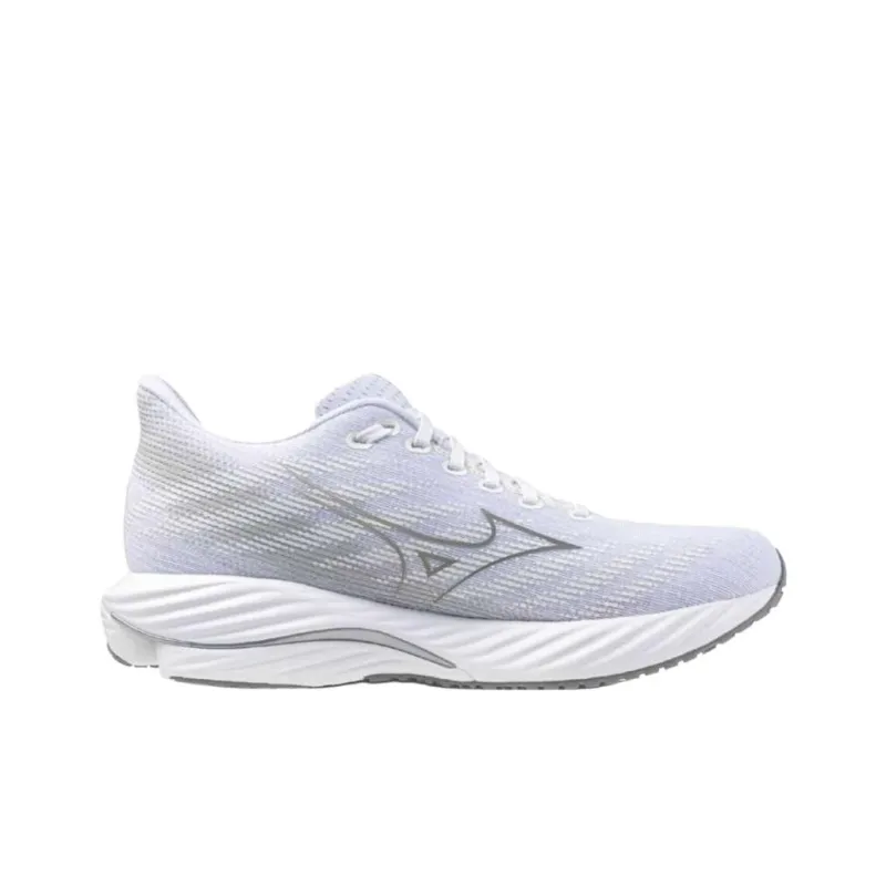 Mizuno Wave Rider 28 Anti Slip Wear Resistant Low Top Running Shoes Men's White-1
