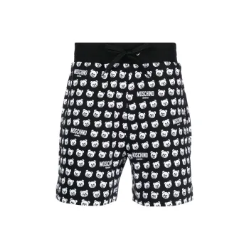 MOSCHINO Casual Shorts Men Black