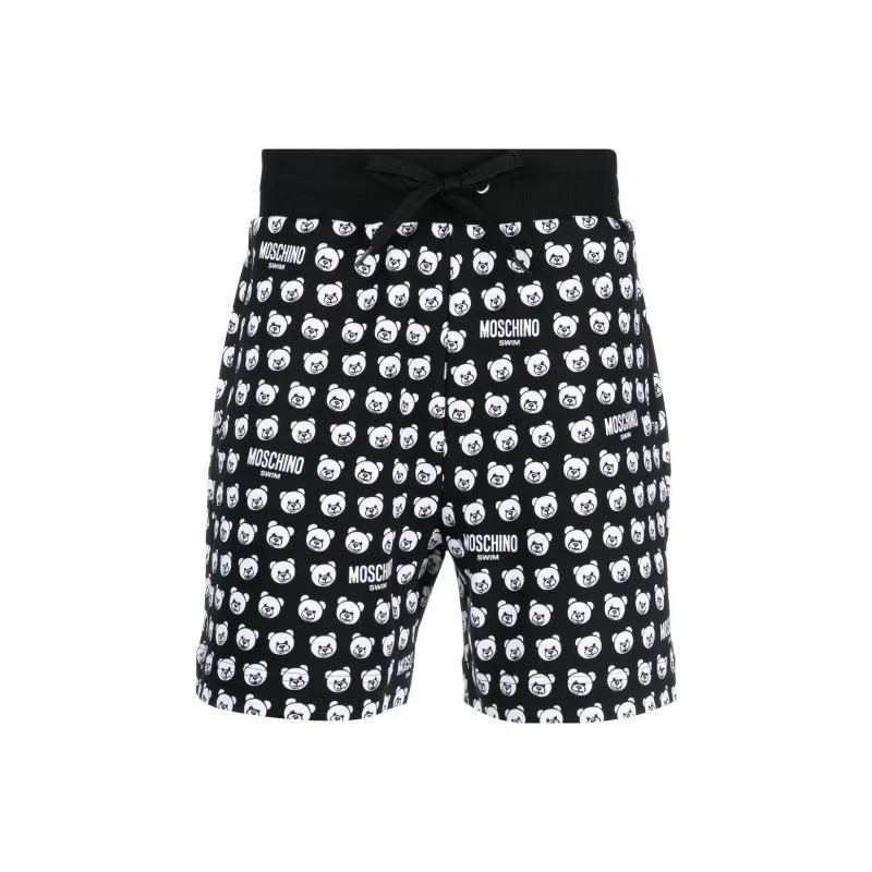 MOSCHINO Casual Shorts Men Black-0