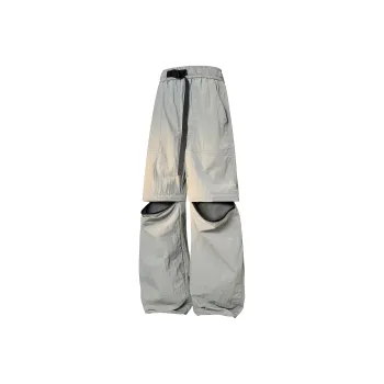 PUCCA Casual Pants Unisex Medium Gray