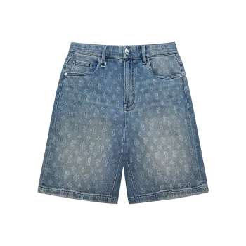 PP.GOLDEN Denim Shorts Men's Blue